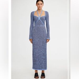 Brand New with Tags NWT DUA MAXI DRESS PERIWINKLE MARLE Significant Other Size 4